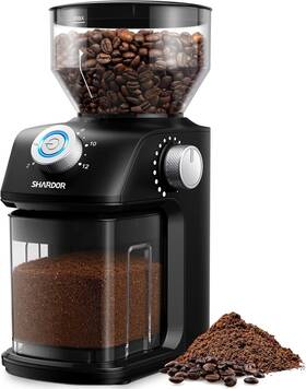Cg834b-2 Branded Automatic Coffee Grinder Electric Burr With 18 Precise Grind Set