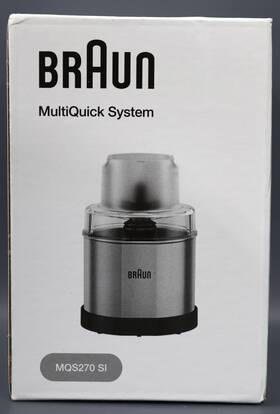Mqs270si Braun Multiquick 1.5-cup Hand Blender Coffee And Spice Grinder
