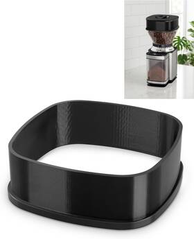 Bravehearter 313049647632 Coffee Bean Hopper Extension For Cuisinart Grinder Adds 40% More Capacit