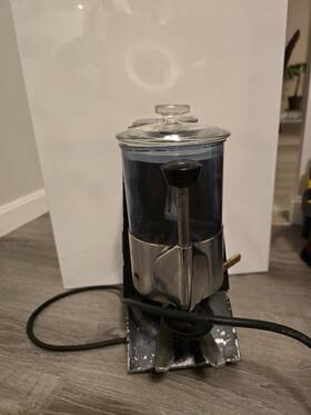 Nf-49829 Bregant Nf 49829 Burr Coffee Grinder Black Silver For Espresso