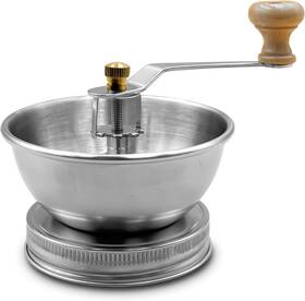Bytex 850058084657 Stainless Steel Coffee Grinder Lid Attachment For Regular Mouth Mason Jars - Man