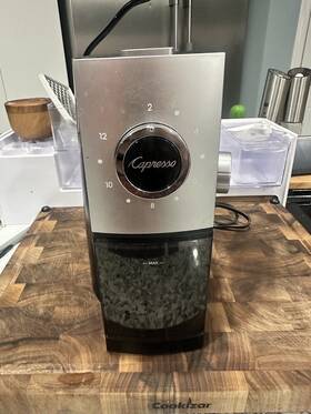 Capresso 629722539164 597.04 Grind Select Coffee Burr Grinder Black 10 Ounce Tested Works