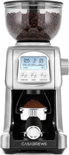 Casabrews 850030773883 Electric Coffee Grinder Conical Burr Bean