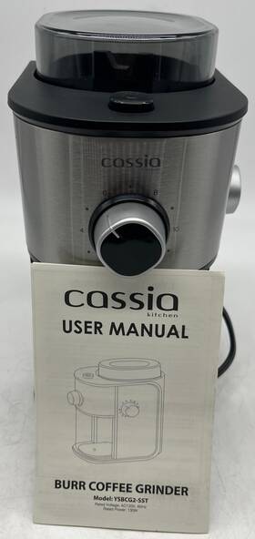 Ysbcg2 Cassia Electric Stainless Steel Burr Coffee Grinder - 150w 14 Settings