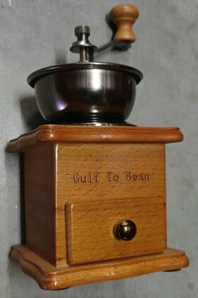 Ccd 799387289213 Manual Coffee Grinder Portable Handheld Retro Crank Mill Wood Drawer