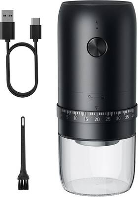 Ceving-cg-002 Ceving Portable Battery Powered Burr Coffee Grinder With 40 Adjustable Settings And 35g C