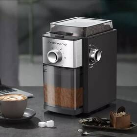 Dbm8fr Cheffano Electric Coffee Grinder 17 Grind Settings Espresso Turkish Conical Burr