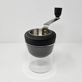 110-980-332 Chefn Chefftn Manual Coffee Espresso Grinder Glass Anthracite Hand Crank