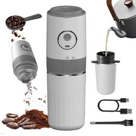 Cmilodi 743274987119 Portable Electric Coffee Grinder And Brewing Kit Rechargeable Conical Burr