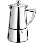 Cof6r Roma Stovetop Espresso Moka Pots Stainless Steel Maker 791769481260