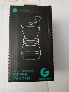 Coffee Gator 060482912326 Compact Adjustable Precision Manual Bean Grinder Hand Mill New Nib