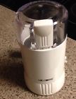 Ids-55 Coffee Nuts Portable Electric Grinder Spice White Beans Euc .