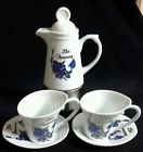 Coffee Percolator Italy Cermic Home Ceramic Vinci Collection Expresso Cups