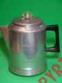 3715-10 Coffee Stove Vintage Aluminum Cup Cond Very 8 Good Worthmore Pot Top