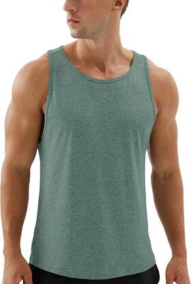 Mtk01 Coleman Mens Racerback Athletic Muscle Tank Tops For Gym Workout Running Exercise