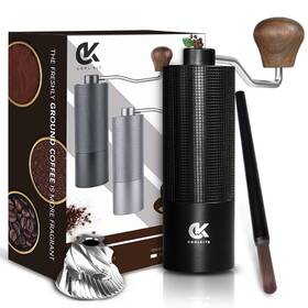 Sw-119 Coolkits Manual Coffee Grinder With Adjustable Coarseness Capacity 30g Cnc Sta Inch