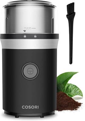Cosori 711181385632 Coffee Espresso Grinder Electric Food Grade Stainless Steel Blades 12 C