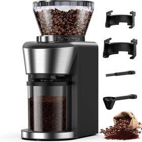 Cowsar 978514420345 Conical Burr Coffee Grinder With 35-position For 2-12 Cup Anti