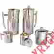 Cpss-601 Caterer S Warehouse Elite Hammered Double Wall Serving Set 64 Oz Coffee Pot