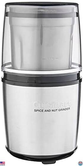 B001c2gwti Cuisinart Sg-10 Electric Spice-and-nut Grinder Stainless/black Mini