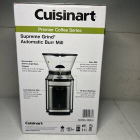 Dbm-8wm Cuisinart Supreme Grind Automatic Burr Mill - Silver