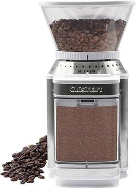 Dbm-8wp1 Cuisinart Electric Burr Coffee Grinder With One-touch Auto 18-position Settings