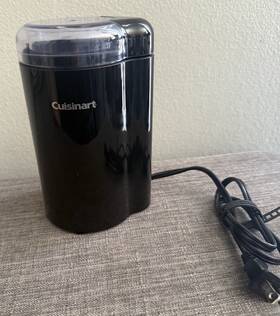 Dcg-20b Cuisinart Black Coffee Grinder Model