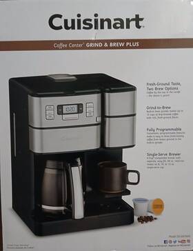 Ss-gb1nas Cuisinart Coffee Center Inch Grind And Brew Plus. Brand New In Box. Model