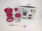 Dbroth Jumbl Ceramic Coffee Mill Hand Crank Manual Burr Grinder Adjus Pink 840102105544