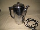 2821 De Montgomery Ward Vintage Percolator Coffee Maker Pot Chrome Works