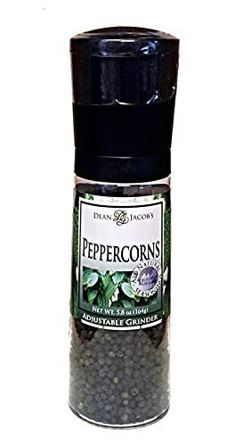Dean Jacobs 656857722529 Black Peppercorn Jumbo Grinder By 5.8 Ounce Of Fresh Peppe