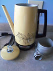Design10 Electric Mirro-matic Harvest Cup Metal Coffee Vtg Percolator Retro Gold