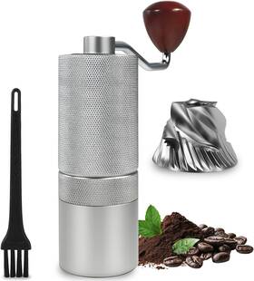 Ditosh 711181414271 Manual Coffee Grinder With Stainless Steel Burr 25 Settings For Espresso And Campin