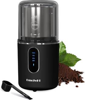 Dcg01-pro Dmofwhi Cordless Coffee Grinder Electric Usb Rechargeable Matte Black