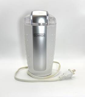 Dominion D6007sw Electric Coffee Grinder Stainless Steel Blade Tested Works White