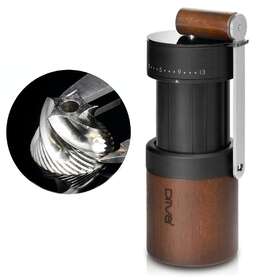 Driver 099912611682 Manual Coffee Grinder Dual Bearing Expandable Whole Bean Wood Handy Size