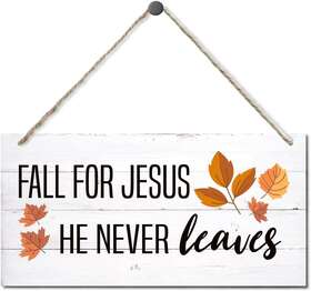 A267 Edcto Fall Decoration Hanging Wood Sign Home Decorative Decor For T