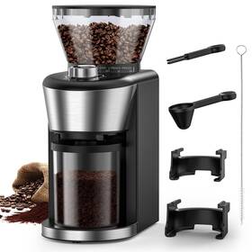 Electactic 977900903868 Automatic Coffee Grinder Electric Burr One-touch With 35 Grind Setti