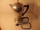 9122m Electric Percolator Art Vintage Aluminum Mirro Cup Deco 8 Cord