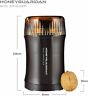 Electric Coffee Grinder Spice For Nuts Stainless Steel Blade Brown