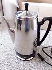 A1cm30 Electric Cup 10 Automatic General Maker Percolator Chrome Vintage Coffee