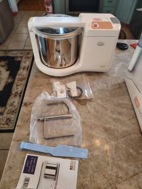 Fg1700150 Elgi Ultra Private Limited Mini Table Top 1.25l Wet Stone Grinder With Atta Kneader White 110v Idlis
