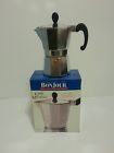 Bj5113 Espresso Bonjour 3 Cafe Cup Maker Camping Stovetop Milano