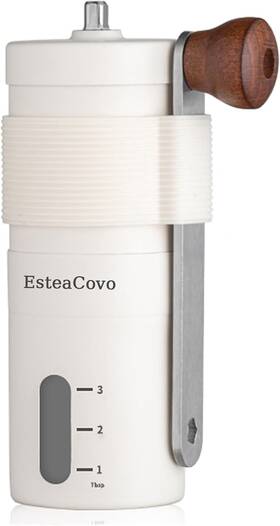 Esteacovo 768834585017 Manual Coffee Grinder For Home Use 304 Stainless Steel Material Adjustable Set