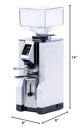 Eureka 055162072220 Mignon Libra Espresso Grinder 55mm Silent Technology White