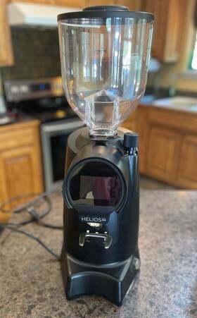 Helios65 Eureka Helios 65 Commercial Espresso Grinder - Black