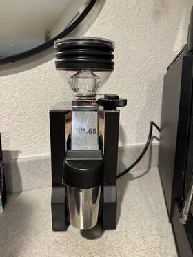 Zero-65 Eureka Mignon Zero 65 Burr Coffee Grinder Black Adjustable Grind