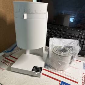 Fellow 045025231478 Opus Conical Burr Coffee Grinder White Easy To Clean Adjustable Apaaus