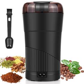 Finphoon 768634138338 Coffee Grinder Electric Herb Bean Small Spice Grind