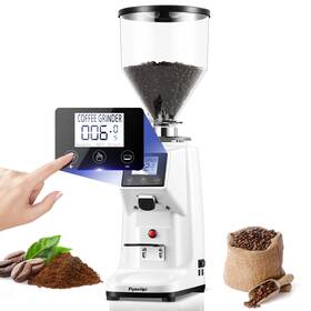 Lsn-03 Flyseago Commercial Coffee Grinder Electric Flat Burr Bean With 19 Sett